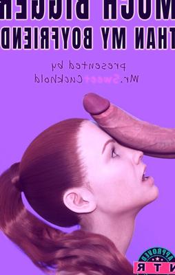 Mucho más grande que mi novio