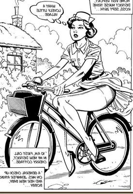 調整された (ニューハーフ) 古典的な漫画、巨乳