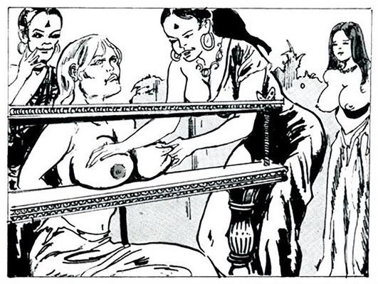 Tit crushing bondage comic images (cleaned up) 