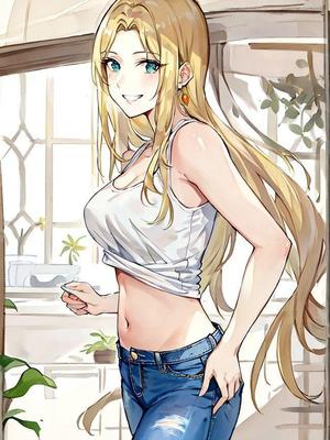 Blond teen