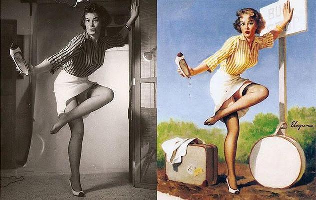 Imperfect to perfect pin up girls