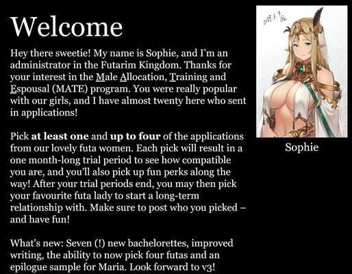 The MATE Program [V] [Futa] [Hentai] [Multiple Fetishes]