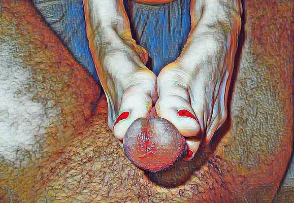 Footjob makes us horny#