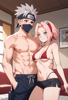 sakuraandkakashi