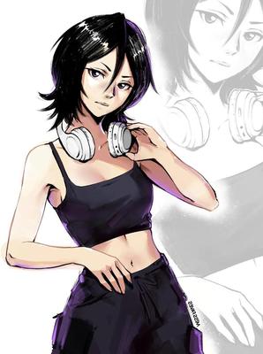  RukiaKuchiki Bleach by euskyart