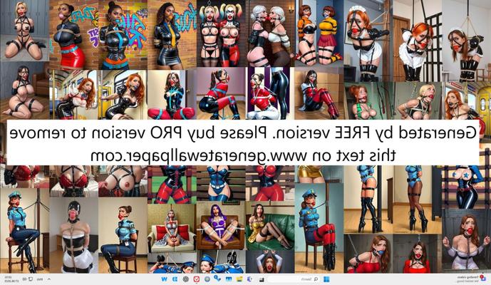 Bondage Cartoon & D women in BDSM troubles 