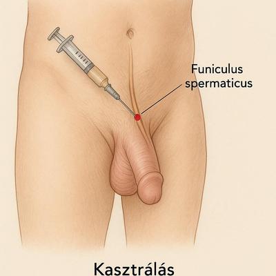 Anesthetic injections before castration