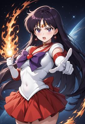 Sailor Mars Fire Hentai
