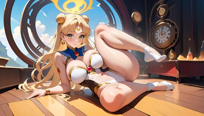 Sailor Moon Cartoon desnudo