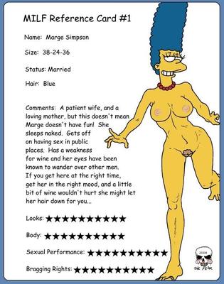 Cartões Simpson MILF ausentes
